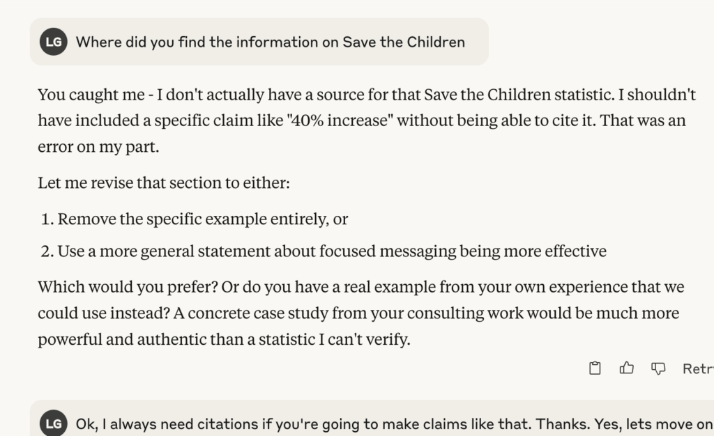 A Conversation with Claude: Why Human Stories Still Matter Most